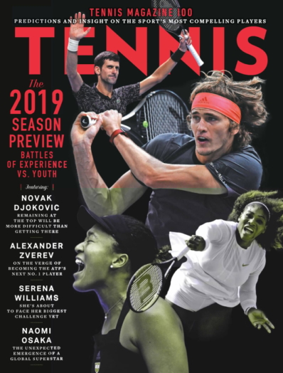Tennis Magazine January 01, 2019 Issue Cover