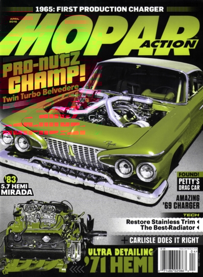 Mopar Action April 01, 2016 Issue Cover