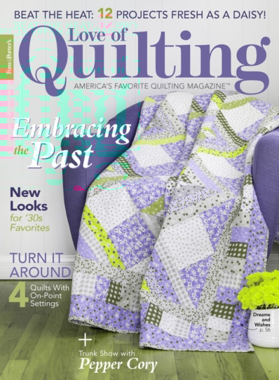Fons & Porter's Love of Quilting July 01, 2020 Issue Cover