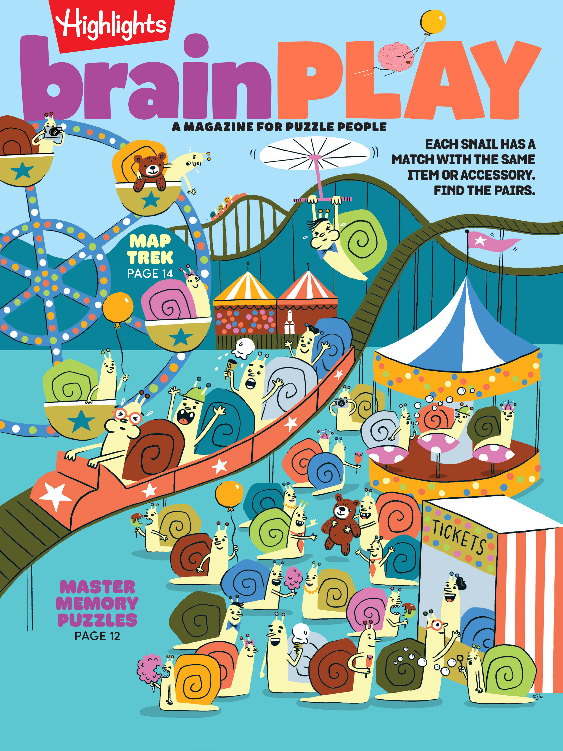 Highlights-brainPLAY March 01, 2025 Issue Cover