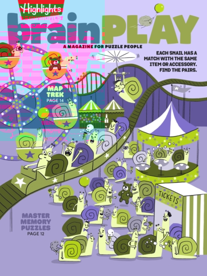 Highlights brainPLAY March 01, 2025 Issue Cover