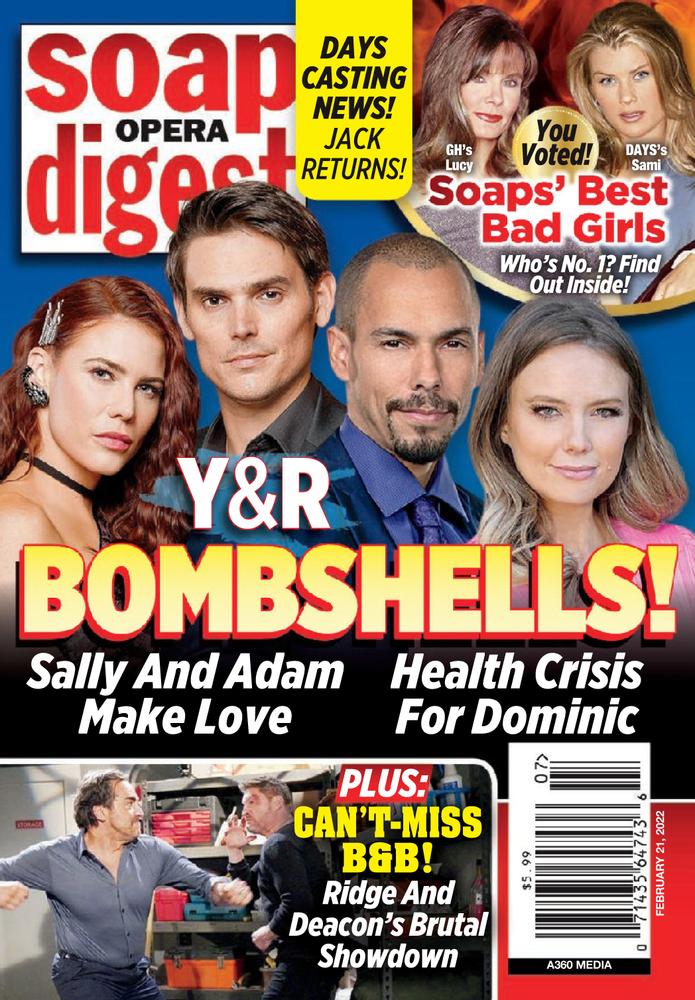 soap-opera-digest February 21, 2022 Issue Cover