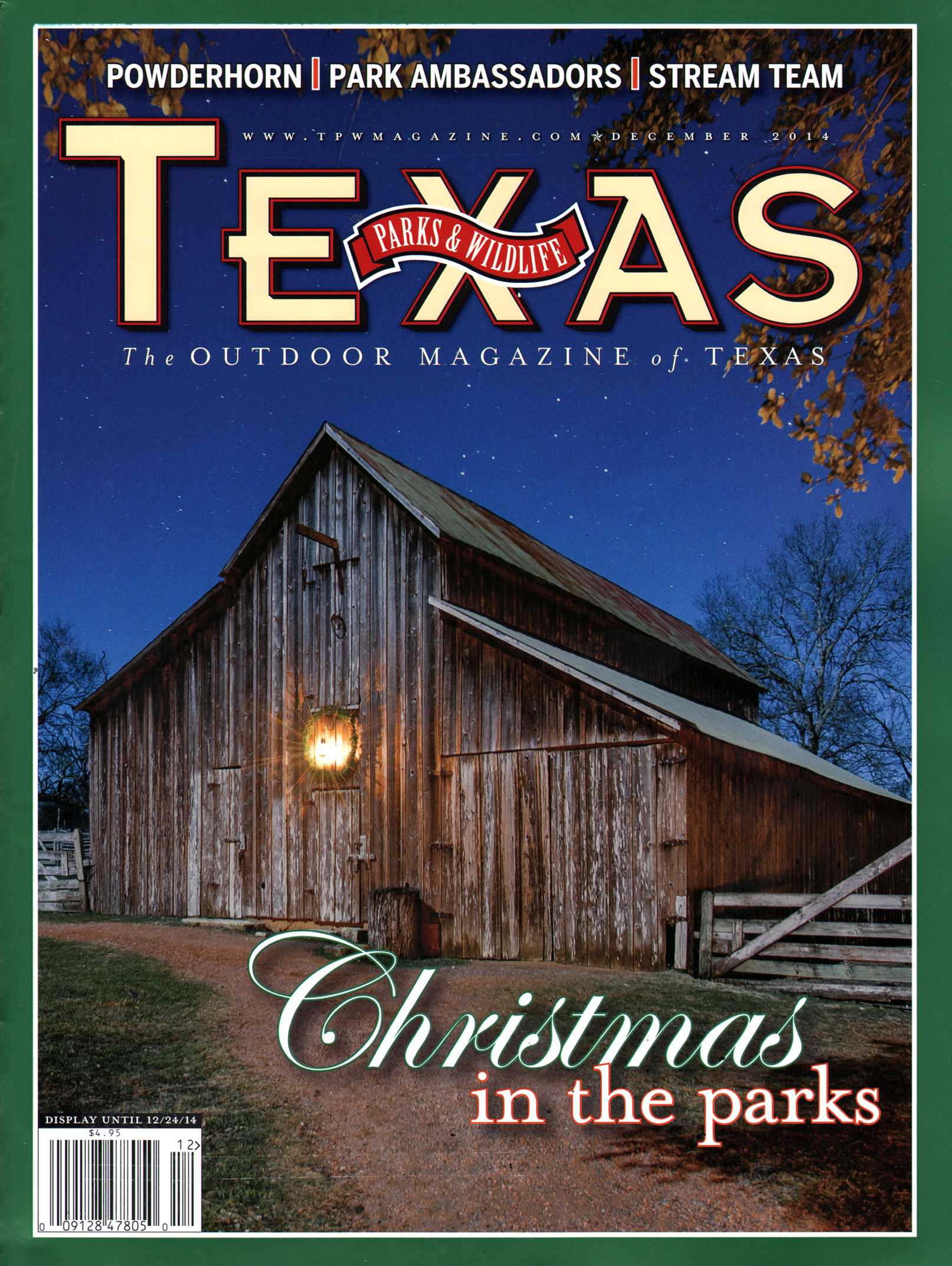 Texas-Parks-and-Wildlife December 01, 2014 Issue Cover