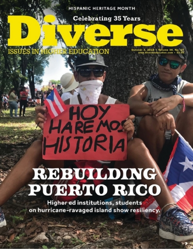 Diverse: Issues In Higher Education October 03, 2019 Issue Cover