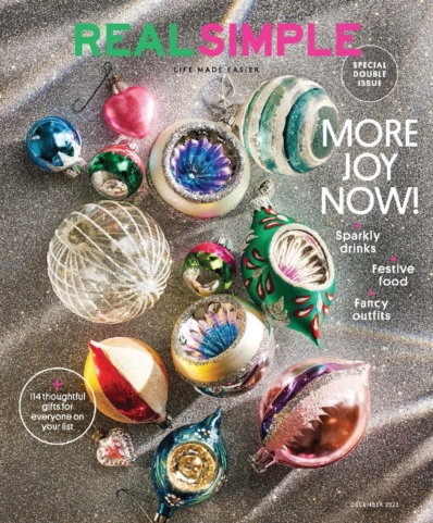 Real Simple December 01, 2023 Issue Cover