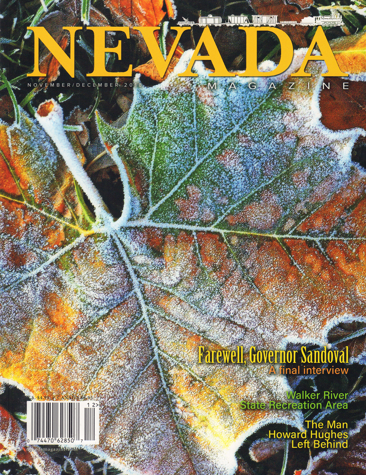 Nevada-Magazine November 01, 2018 Issue Cover