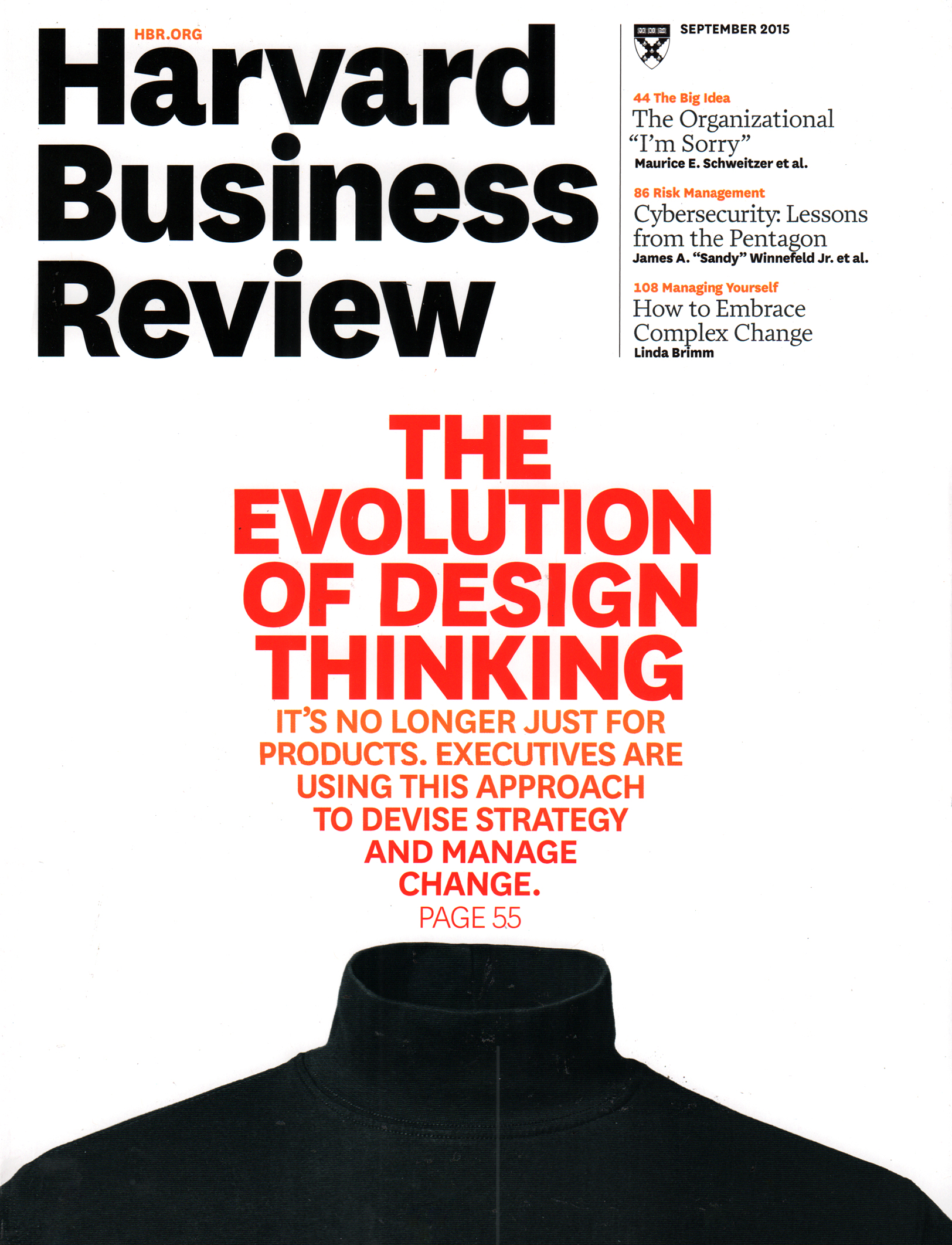 Harvard-Business-Review September 01, 2015 Issue Cover