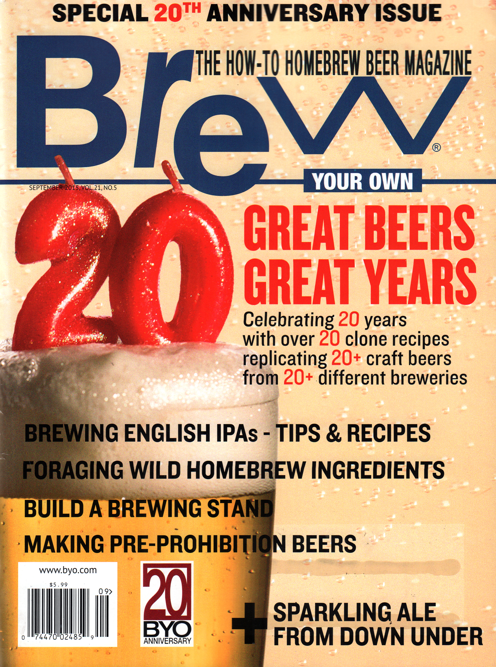 Brew-Your-Own September 01, 2015 Issue Cover