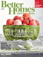 Better-Homes-and-Gardens June 01, 2015 Issue Cover