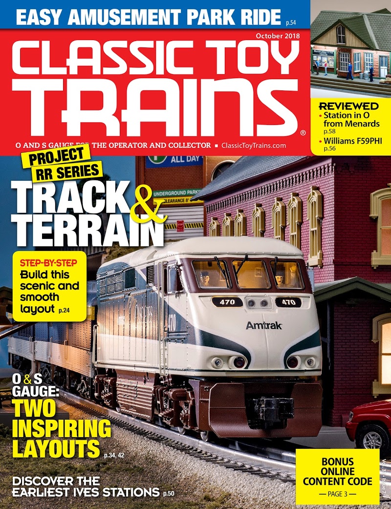 Classic-Toy-Trains October 01, 2018 Issue Cover