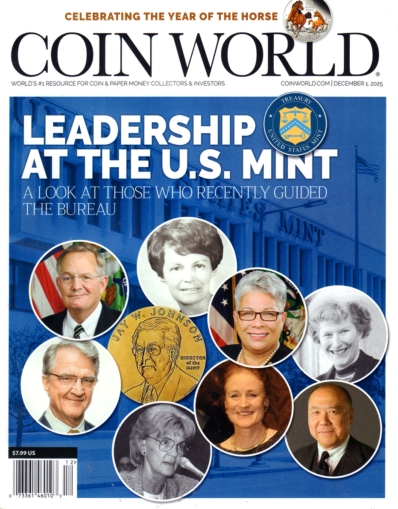 Coin World Weekly December 01, 2025 Issue Cover