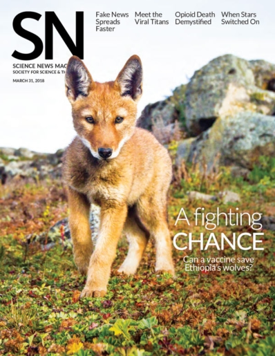Science News March 31, 2018 Issue Cover