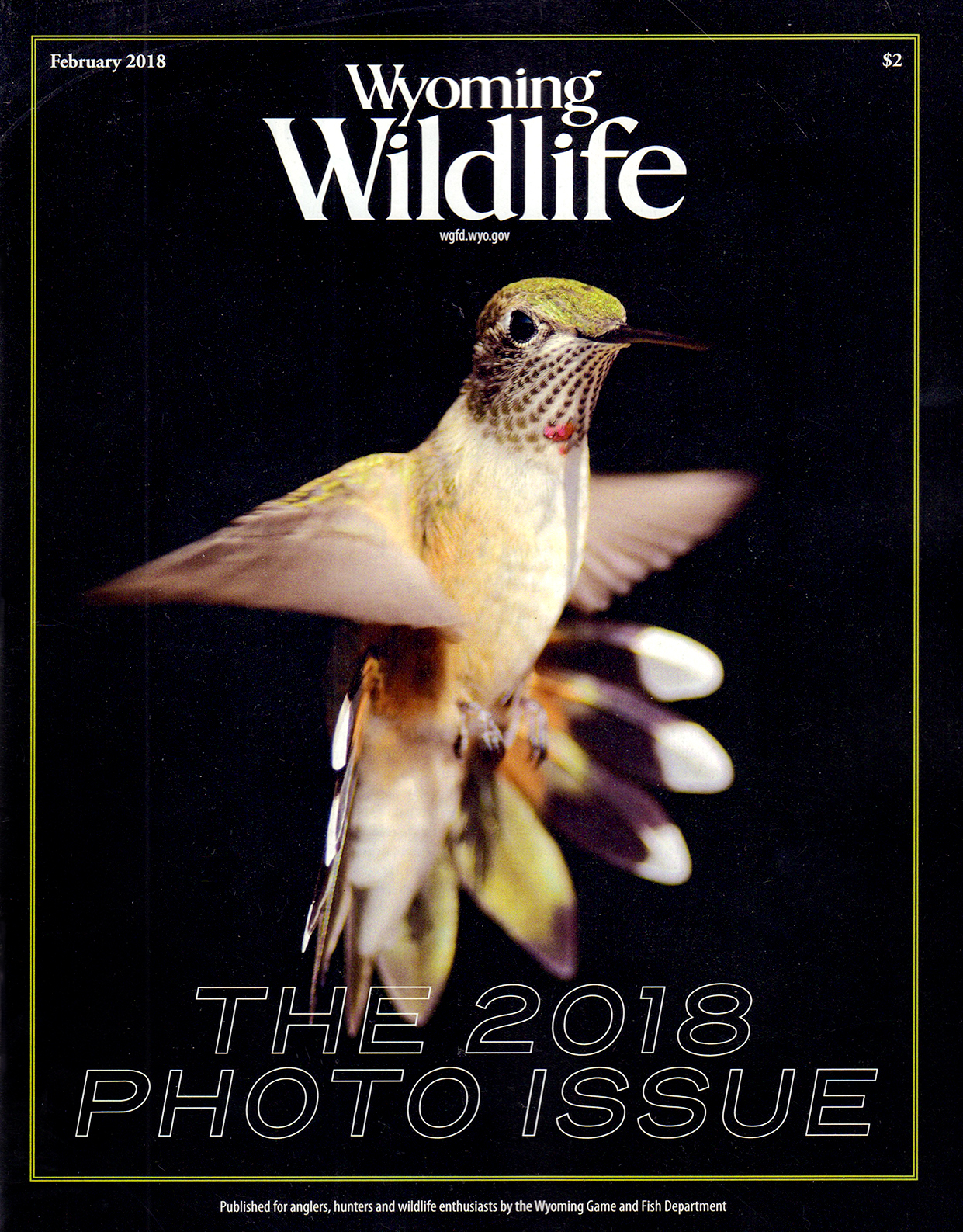 Wyoming-Wildlife February 01, 2018 Issue Cover