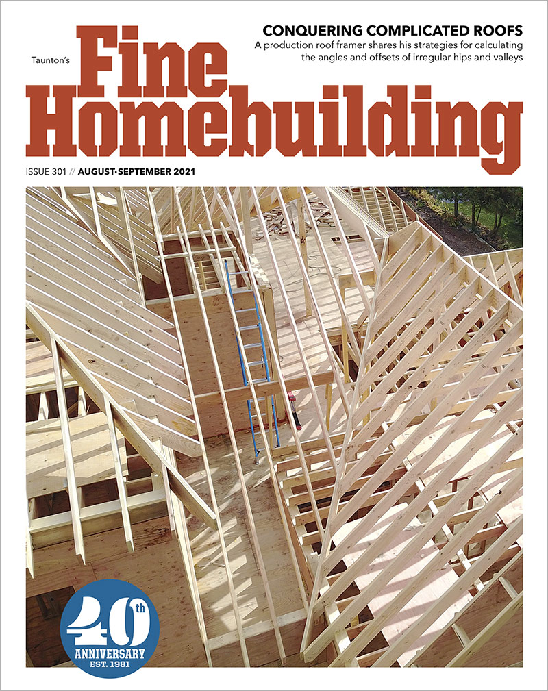 Fine-Homebuilding August 01, 2021 Issue Cover