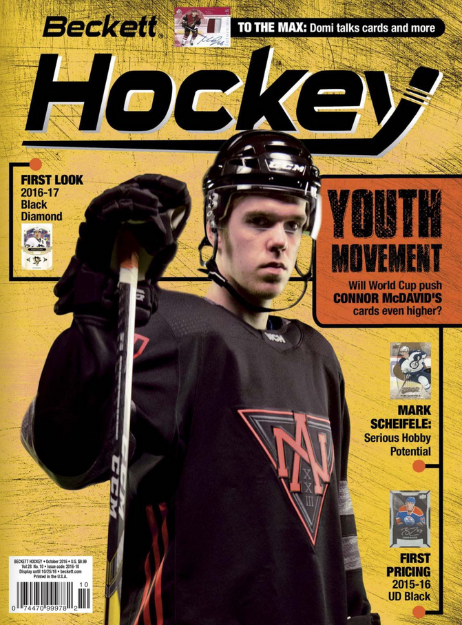 Beckett-Hockey October 01, 2016 Issue Cover