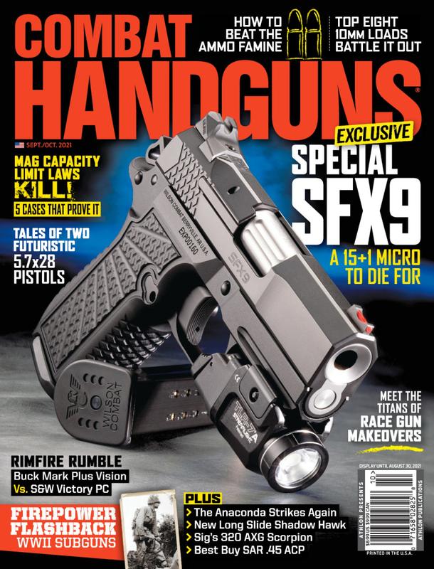 Combat-Handguns September 01, 2021 Issue Cover