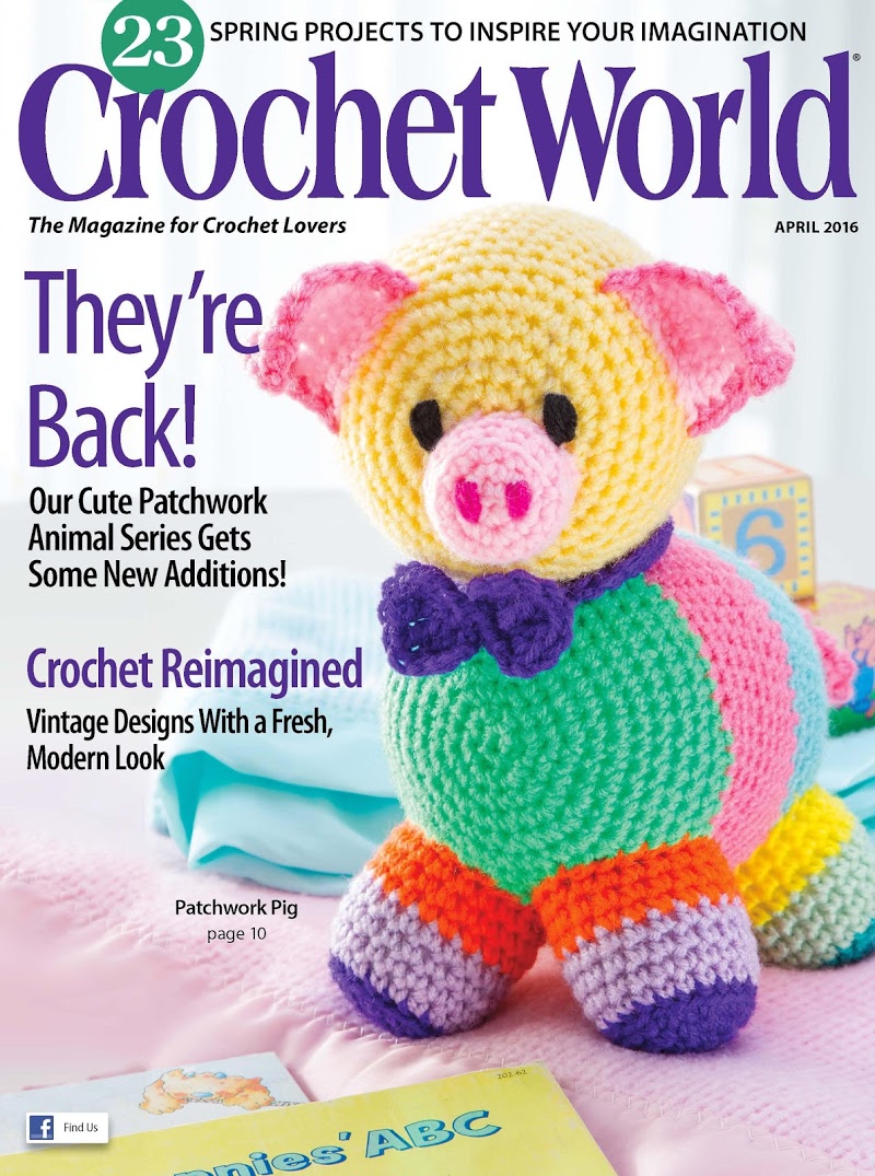 crochet-world April 01, 2016 Issue Cover