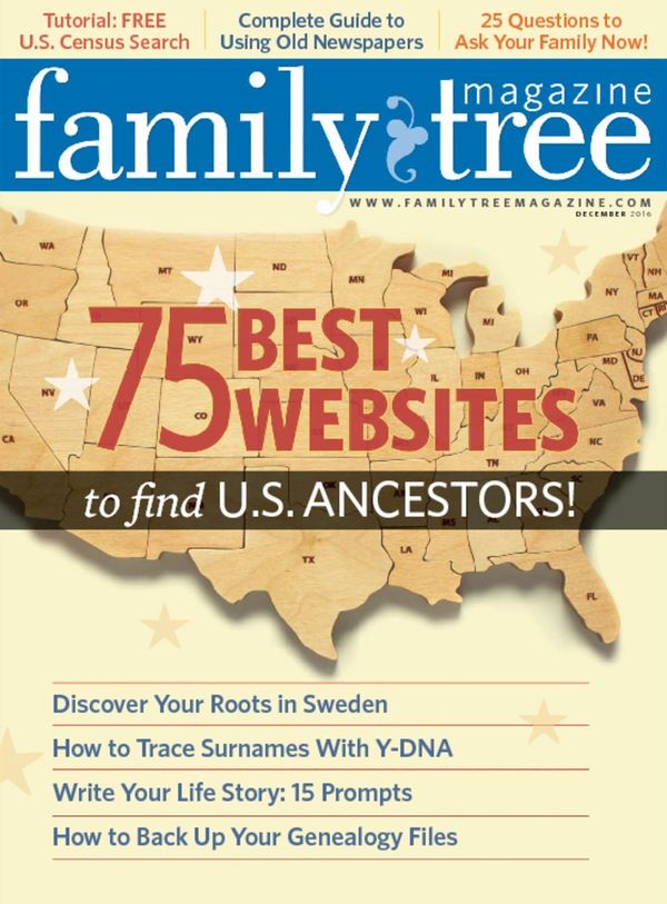 Family-Tree December 01, 2016 Issue Cover