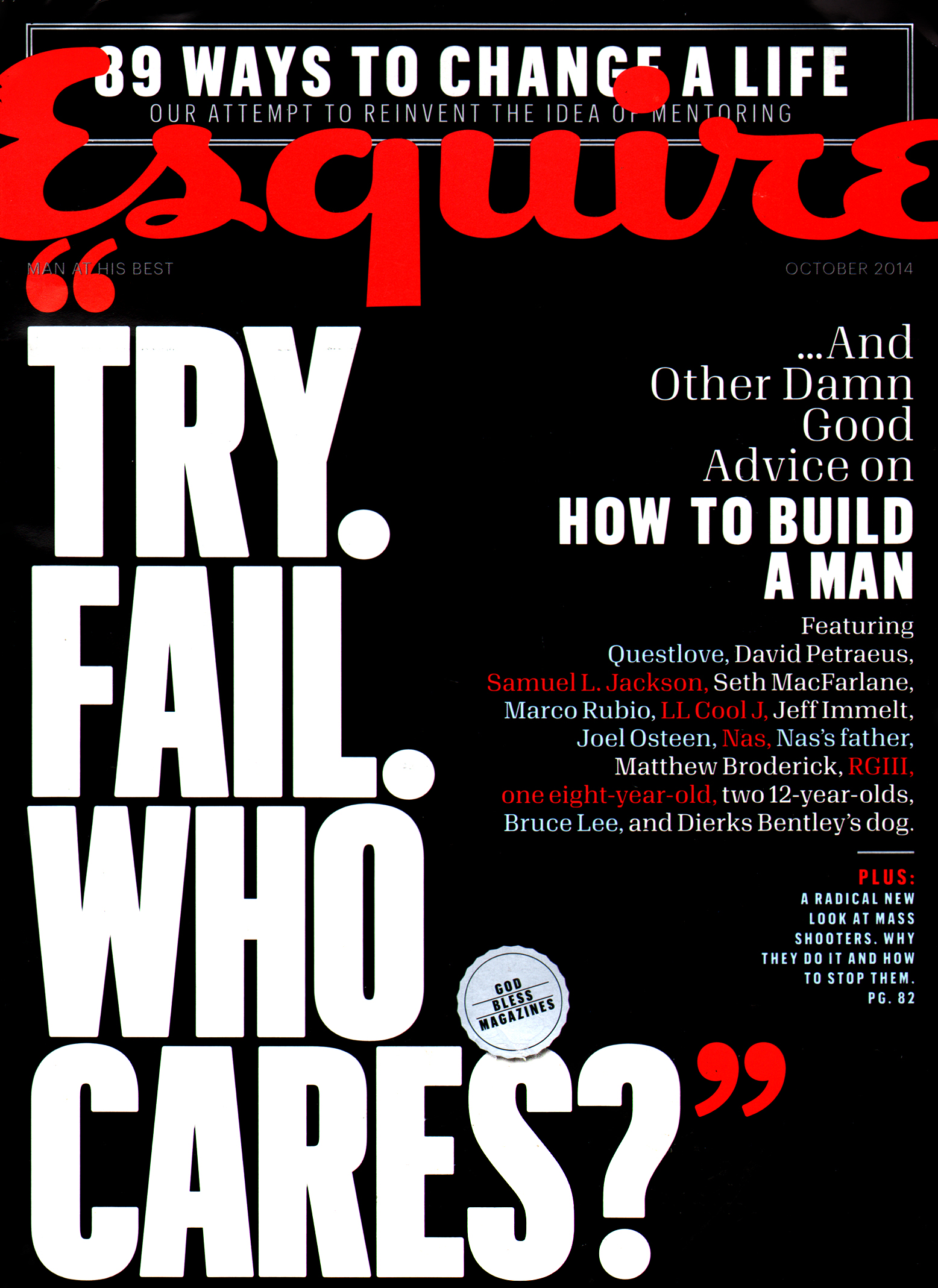 Esquire October 01, 2014 Issue Cover