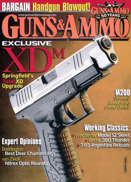 Guns-and-Ammo August 01, 2008 Issue Cover
