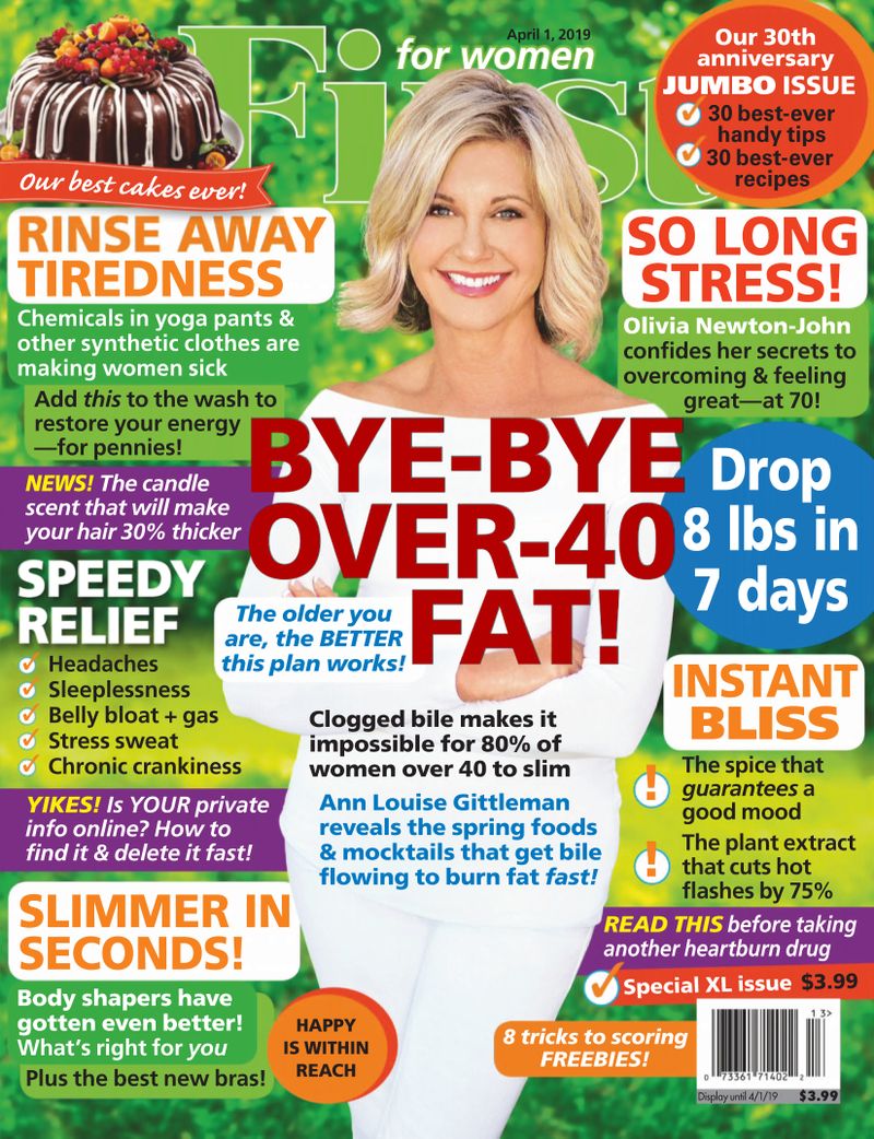 first-for-women April 01, 2019 Issue Cover