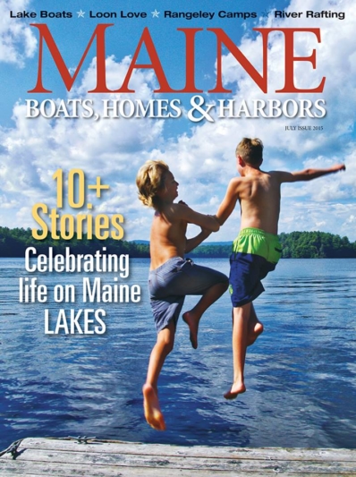 Maine Boats, Homes & Harbors July 01, 2015 Issue Cover