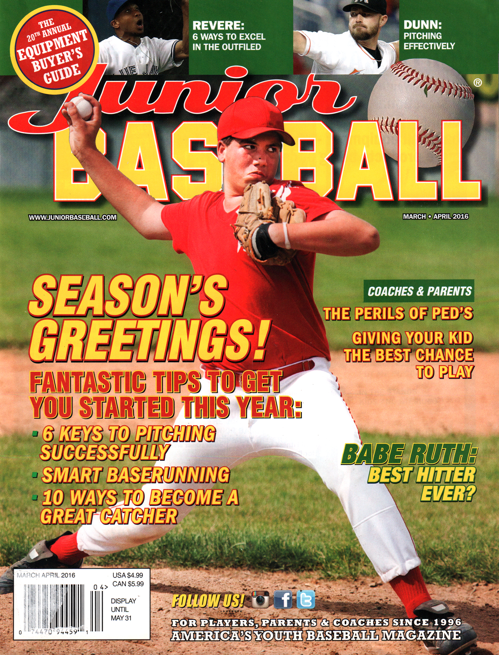 Junior-Baseball March 01, 2016 Issue Cover