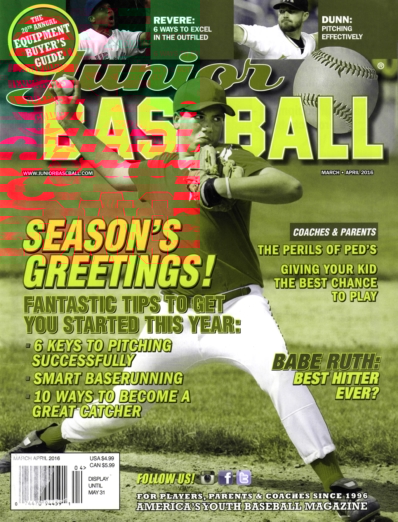 Junior Baseball March 01, 2016 Issue Cover