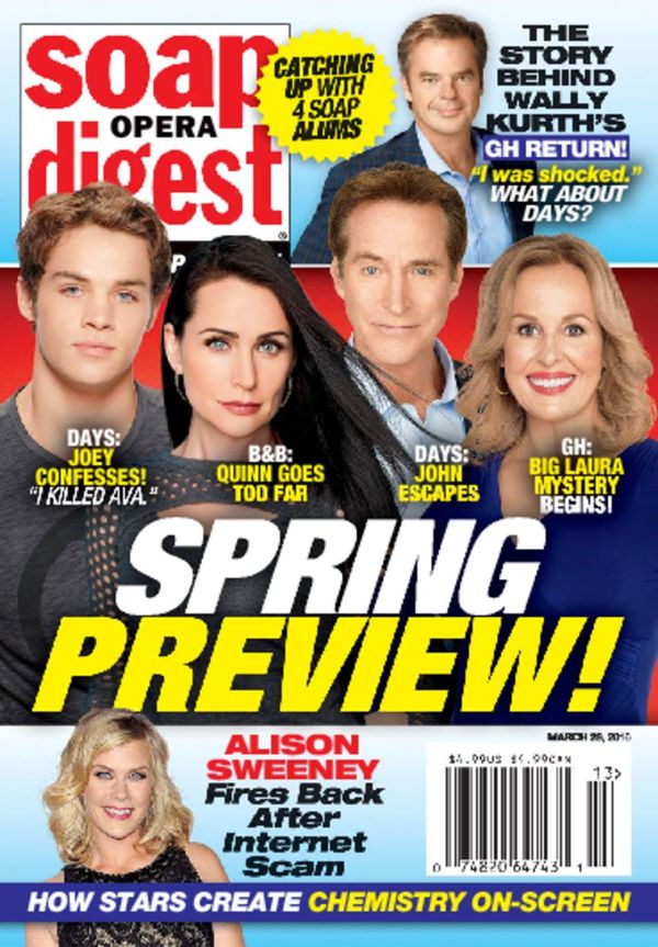 Soap-Opera-Digest March 28, 2016 Issue Cover