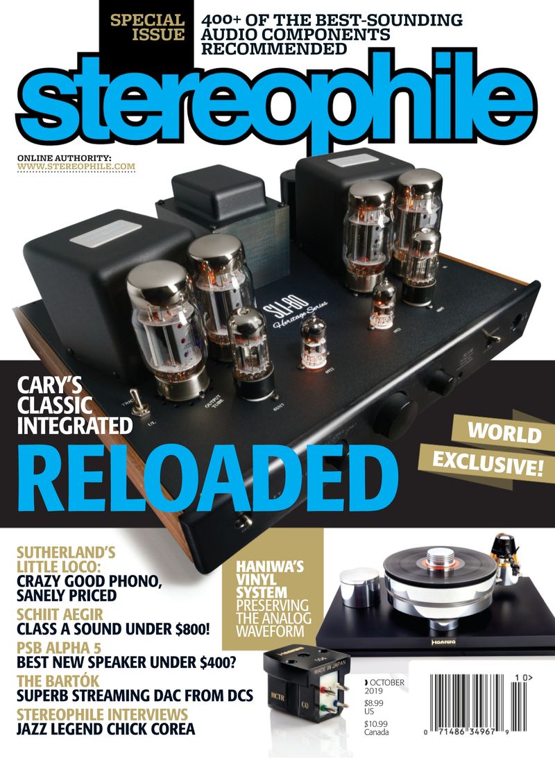 Stereophile October 01, 2019 Issue Cover