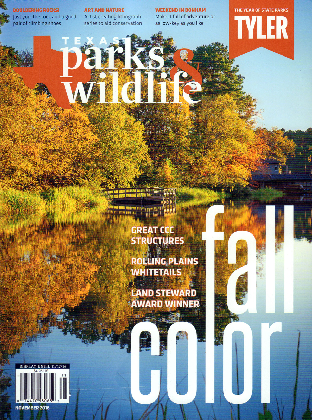 Texas-Parks-and-Wildlife November 01, 2016 Issue Cover