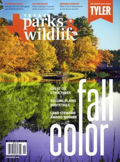 Texas Parks & Wildlife November 01, 2016 Issue Cover
