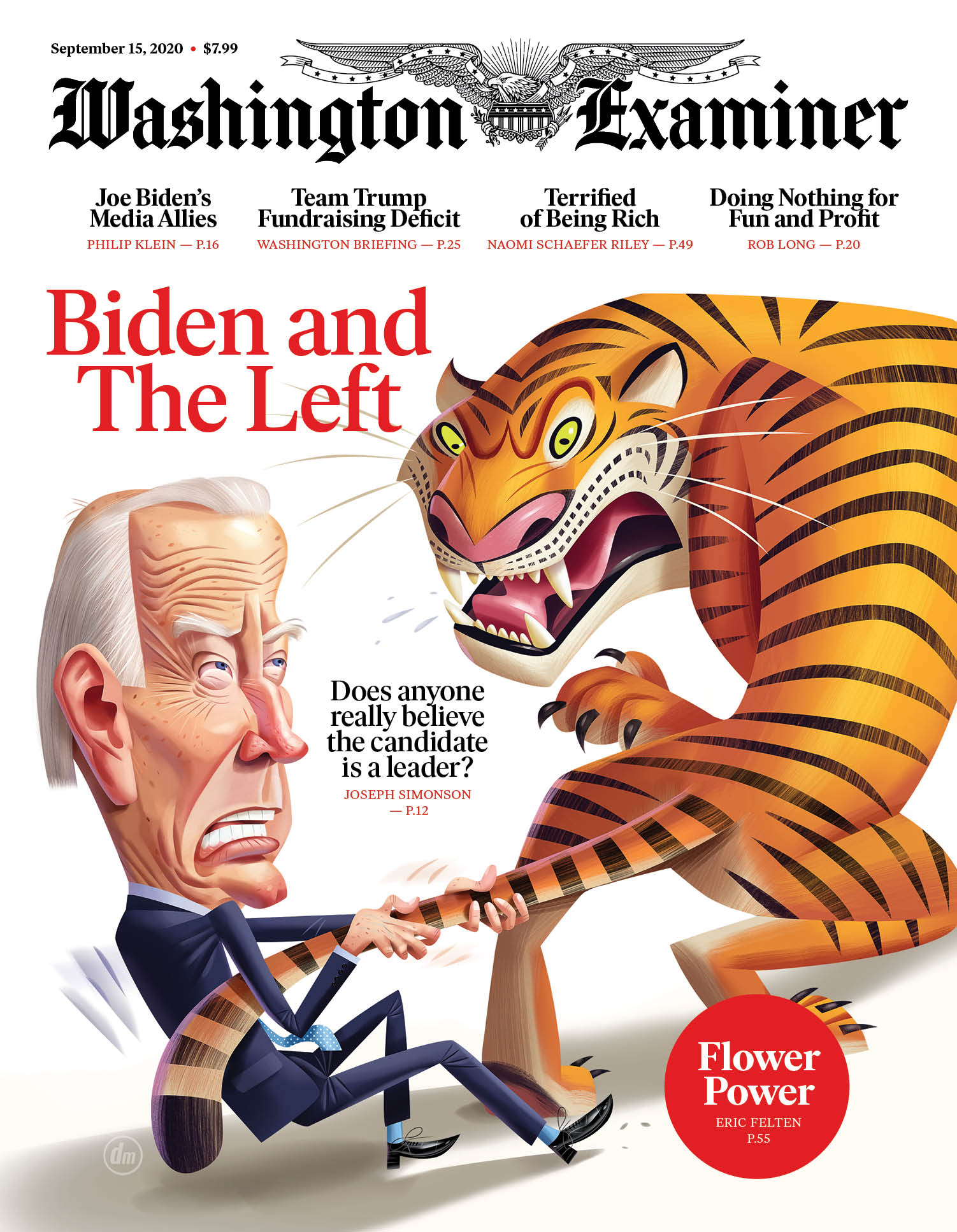 Washington-Examiner September 15, 2020 Issue Cover