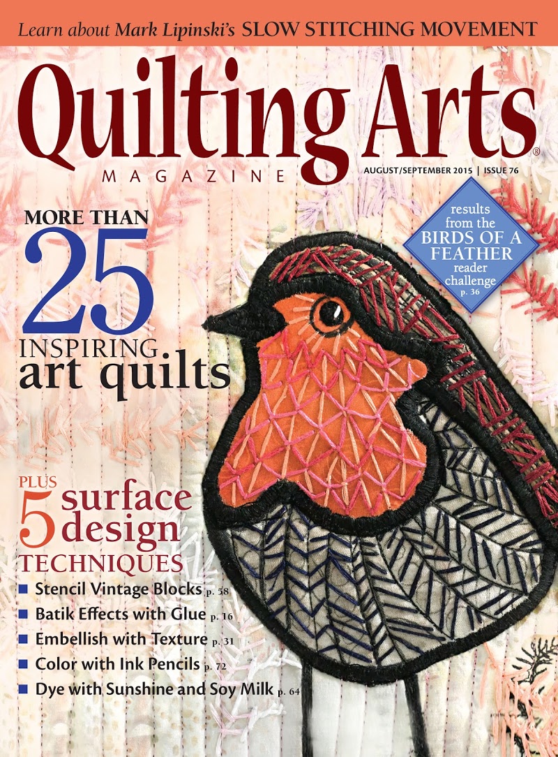 Quilting-Arts August 01, 2015 Issue Cover