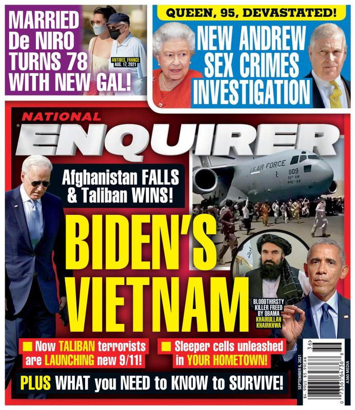 national-enquirer September 06, 2021 Issue Cover
