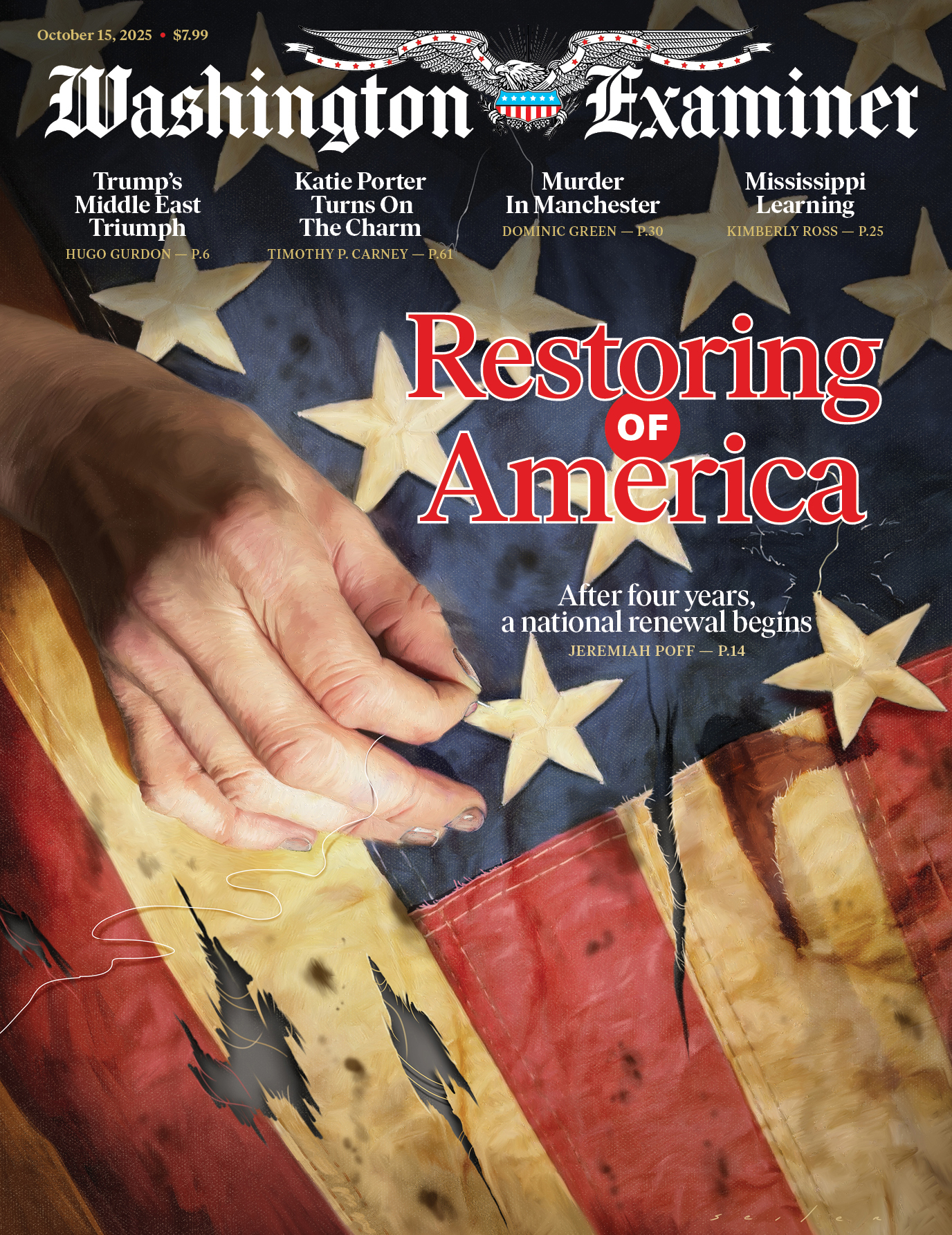 Washington-Examiner October 15, 2025 Issue Cover