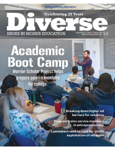 Diverse: Issues In Higher Education September 05, 2019 Issue Cover