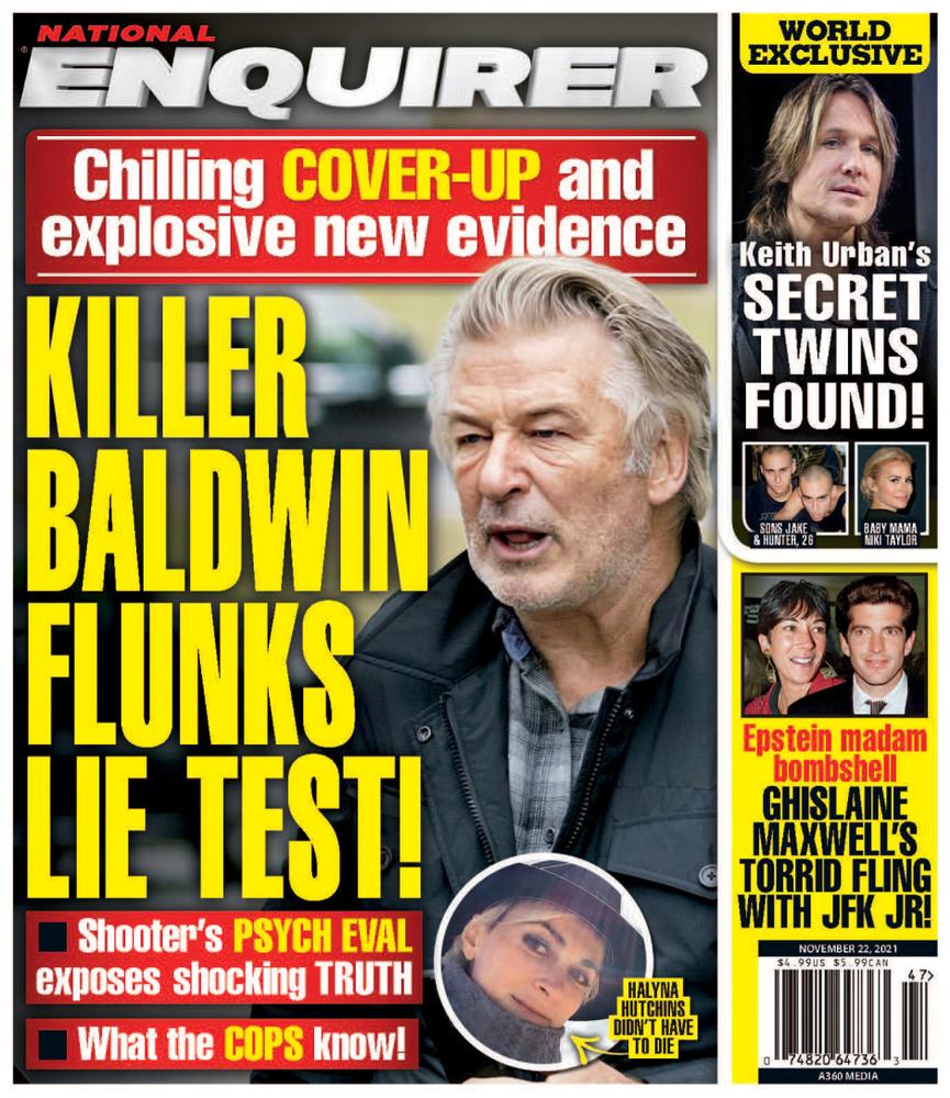 National-Enquirer November 22, 2021 Issue Cover