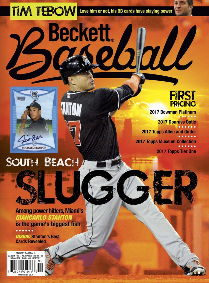 Beckett-Baseball October 01, 2017 Issue Cover