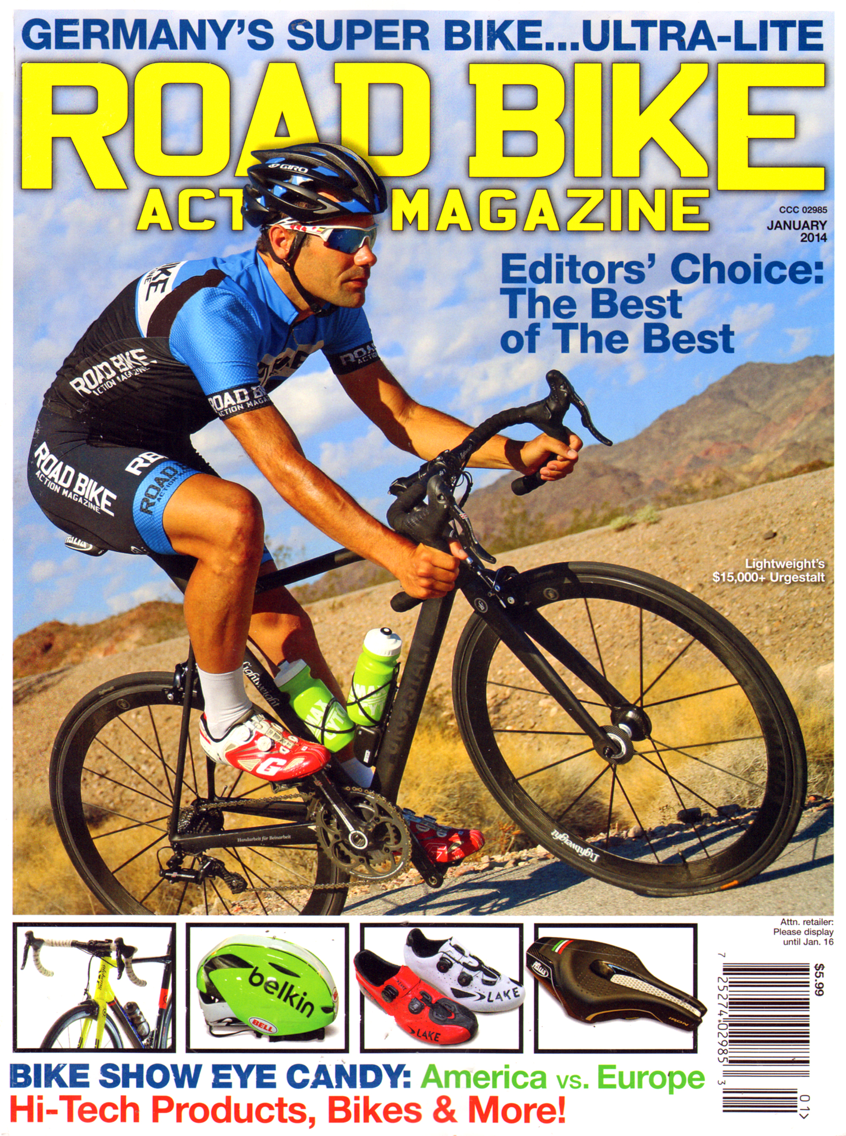 Road-Bike-Action January 01, 2014 Issue Cover