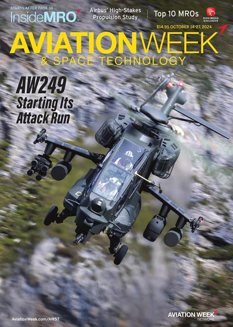 Aviation-Week-and-Space-Technology October 14, 2024 Issue Cover