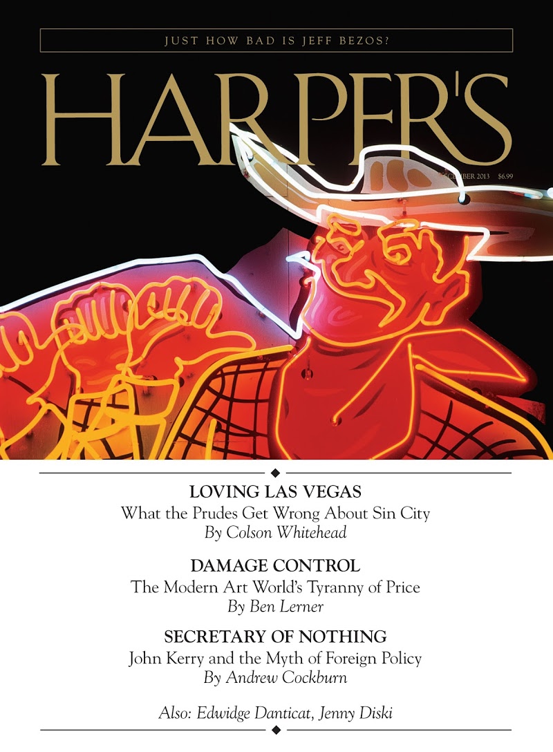 Harpers December 01, 2013 Issue Cover