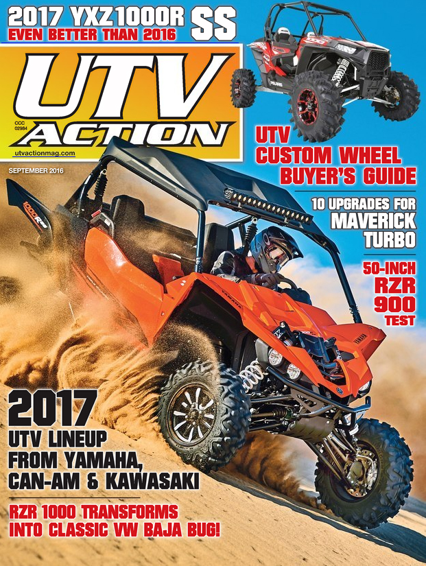 UTV-Action September 01, 2016 Issue Cover