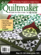Quiltmaker November 01, 2015 Issue Cover