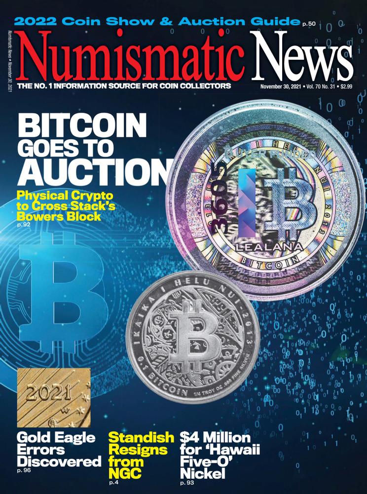 Numismatic-News November 30, 2021 Issue Cover