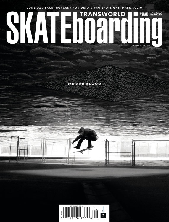 Transworld-SKATEboarding September 01, 2015 Issue Cover
