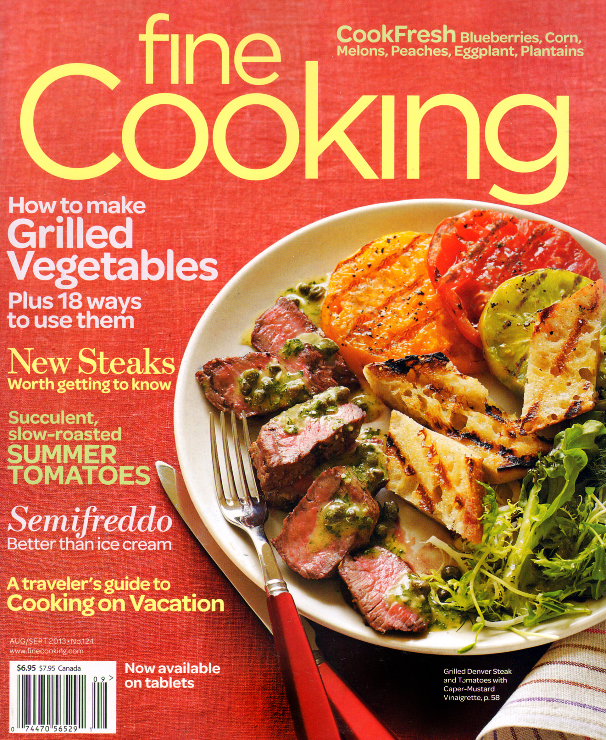 Fine-Cooking August 01, 2013 Issue Cover