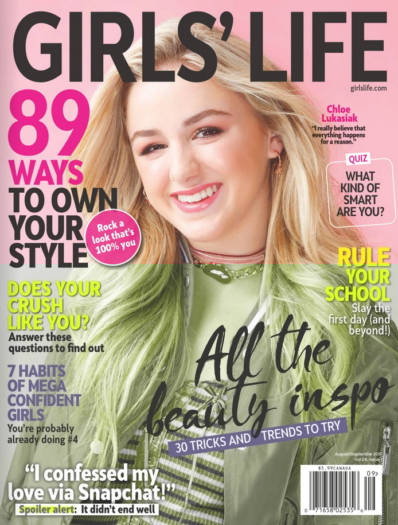 Girls' Life August 01, 2017 Issue Cover