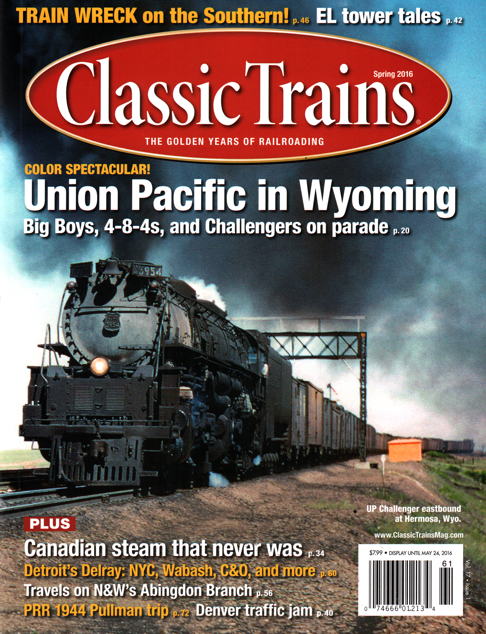 Classic-Trains March 01, 2016 Issue Cover