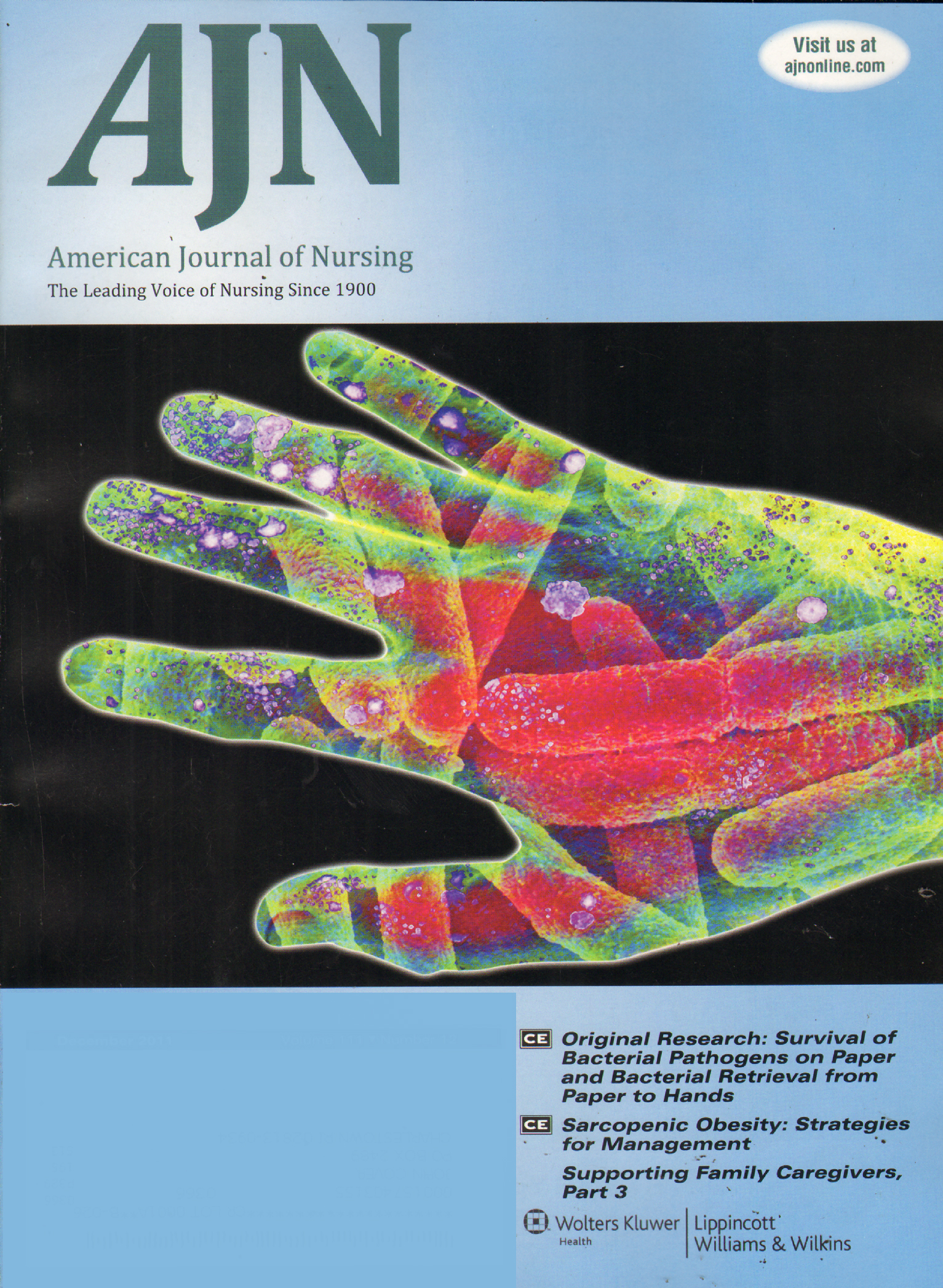 AJN-The-American-Journal-Of-Nursing December 01, 2011 Issue Cover